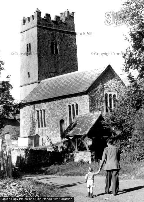 Photo of Upton Hellions, St Mary's Church Lychgate c.1965