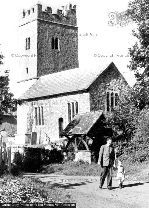 Photo of Upton Hellions, St Mary's Church Lychgate c.1965