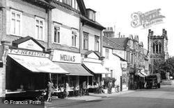 The Village Shops And Church c.1960, Upton