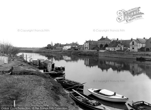 Photo of Upton Upon Severn, Down River c.1955