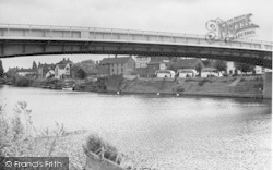 Looking Downstream From Fish Meadow c.1955, Upton Upon Severn