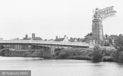 The River And Church Tower c.1955, Upton Upon Severn