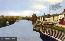 The River c.1960, Upton Upon Severn