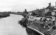 View From The Bridge c.1955, Upton Upon Severn