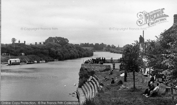 Photo of Upton Upon Severn, View From The Bridge c.1955