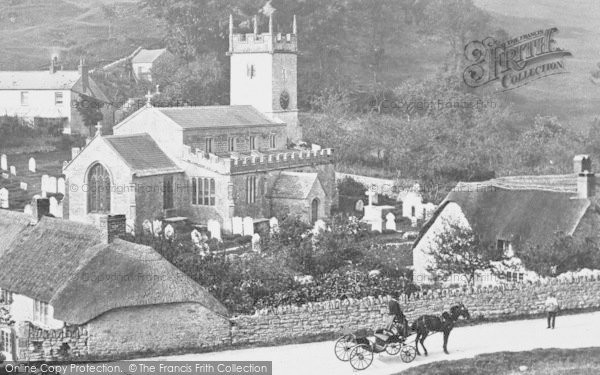 Photo of Upwey, St Lawrence's Church c.1870