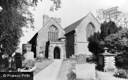 St Mary's Church c.1955, Usk