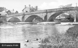 The Bridge c.1955, Usk