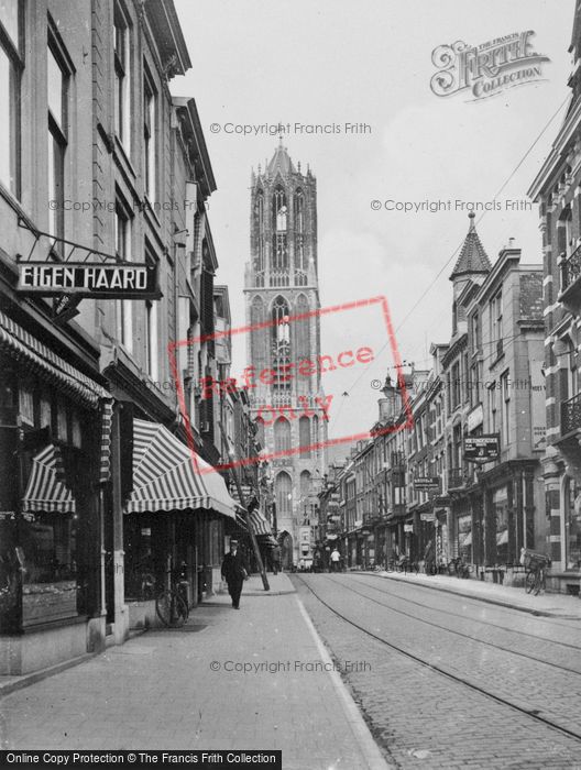 Photo of Utrecht, Zadelstraat And Dom Kerk c.1930