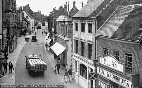 Photo of Uttoxeter, High Street c.1955