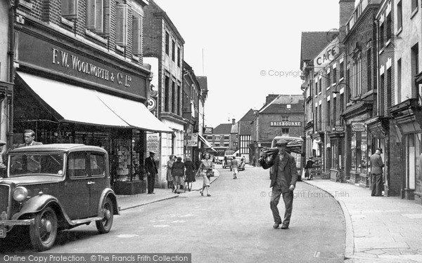Photo of Uttoxeter, High Street c.1955