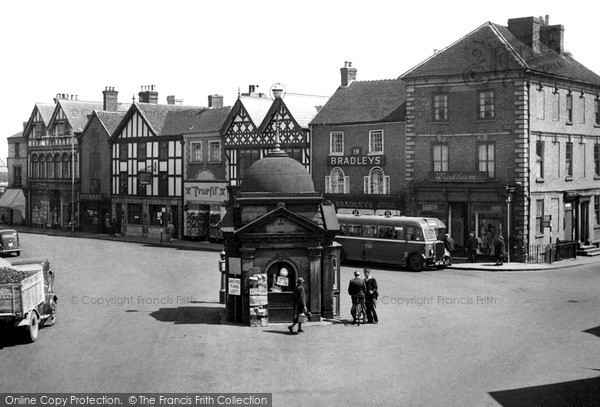 Photo of Uttoxeter, Market Place c.1955
