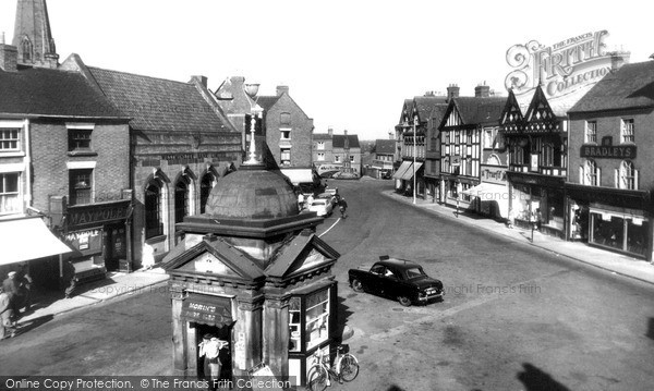 Photo of Uttoxeter, Market Place c.1955