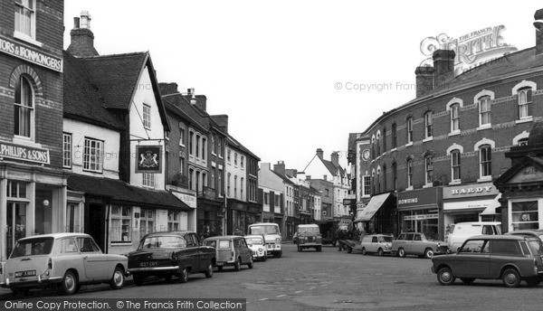 Photo of Uttoxeter, Market Place c.1965