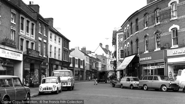 Photo of Uttoxeter, Market Place c.1965