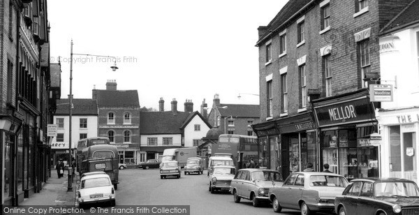 Photo of Uttoxeter, Market Place c.1965