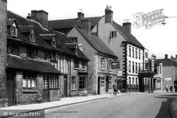 Old Houses And The White Hart c.1955, Uttoxeter