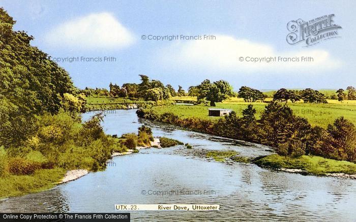 Photo of Uttoxeter, River Dove c.1955