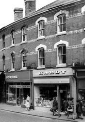 Shops In Market Place c.1965, Uttoxeter