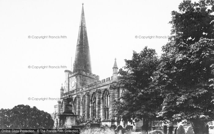 Photo of Uttoxeter, St Mary's Church c.1955