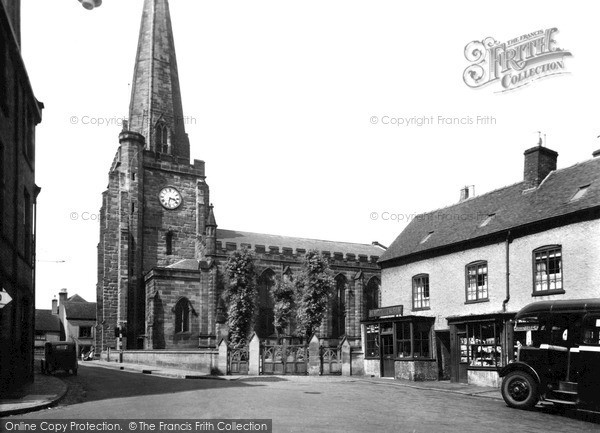 Photo of Uttoxeter, St Mary's Church c.1955