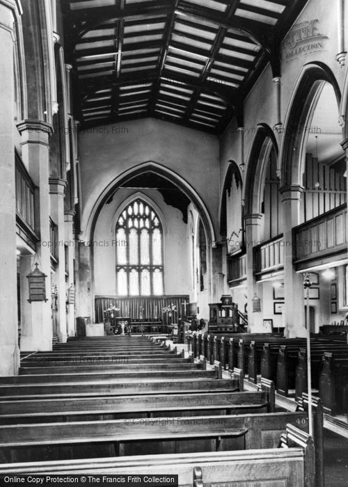Photo of Uttoxeter, St Mary's Church Interior c.1955