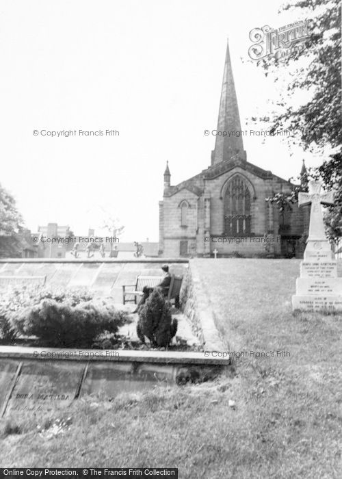 Photo of Uttoxeter, St Mary's Parish Church c.1955