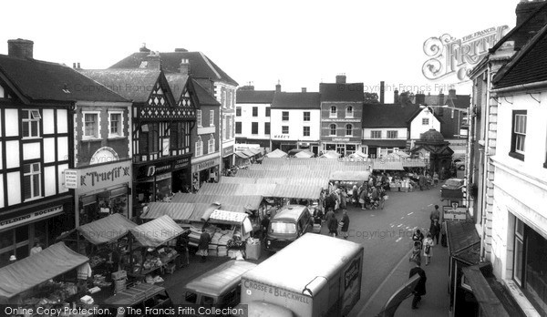 Photo of Uttoxeter, The Market c.1965