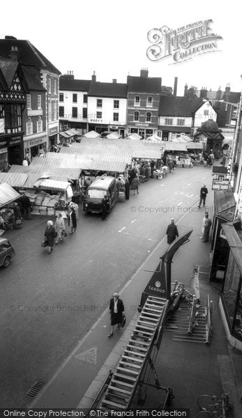 Photo of Uttoxeter, The Market c.1965