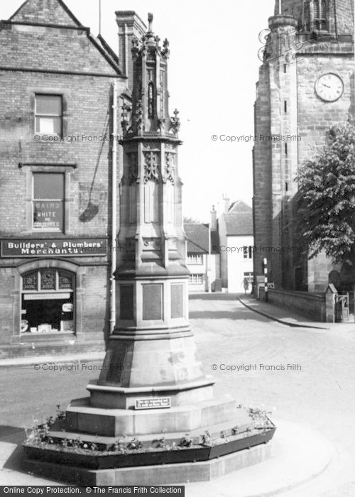Photo of Uttoxeter, The War Memorial c.1955