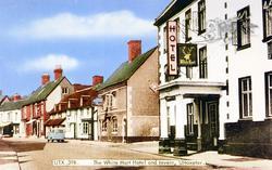 The White Hart Hotel And Tavern c.1955, Uttoxeter