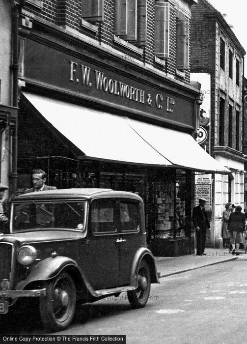 Photo of Uttoxeter, Woolworth's, High Street c.1955
