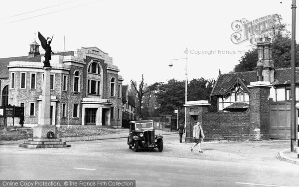 Photo of Uxbridge, Central Hall And Entrance To RAF Camp c.1950