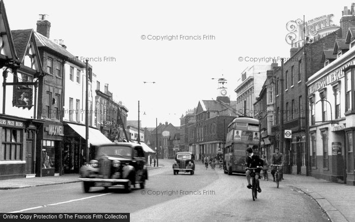 Photo of Uxbridge, High Street Looking East c.1950
