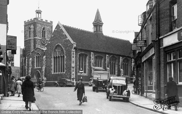 Photo of Uxbridge, St Margaret's Church c.1950