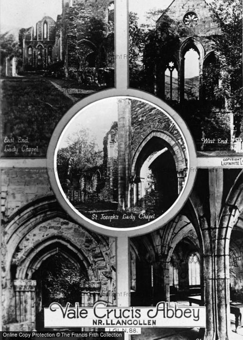 Photo of Valle Crucis, Abbey c.1935