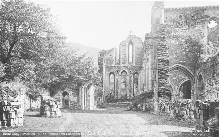 Photo of Valle Crucis, Abbey, East End, Lady Chapel c.1931