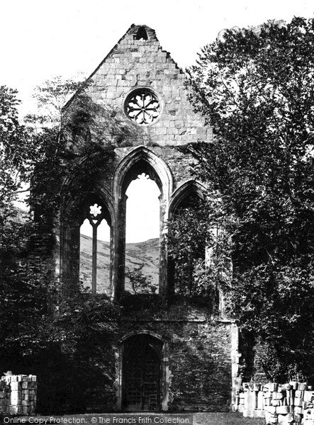 Photo of Valle Crucis, Abbey, West End c.1931