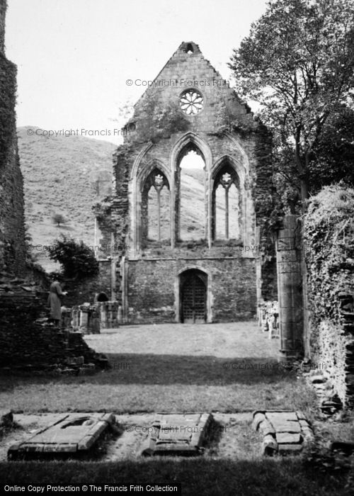 Photo of Valle Crucis, Abbey, West Front 1948