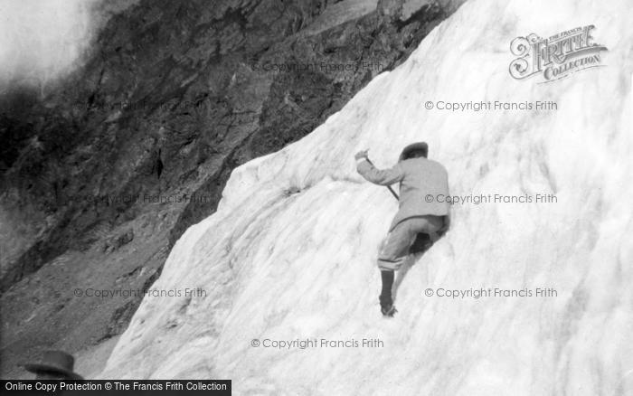 Photo of Valnontey, Climbing The Glacier c.1880