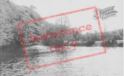 River From The Weir c.1955, Velindre