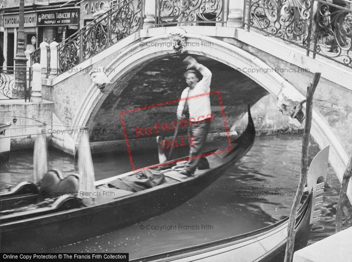 Photo of Venice, A Gondola 1938