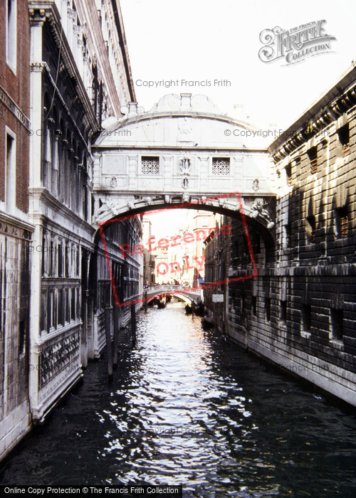 Photo of Venice, Bridge Of Sighs 1983