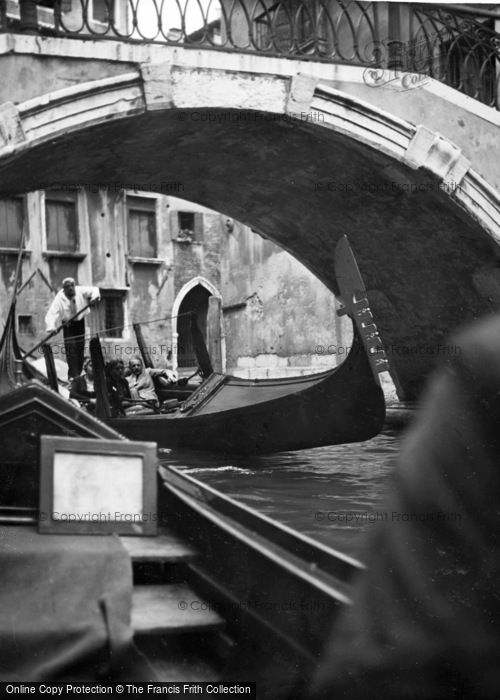 Photo of Venice, Gondolas 1938