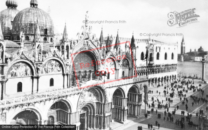 Photo of Venice, St Mark's Basilica And Doge's Palace c.1935