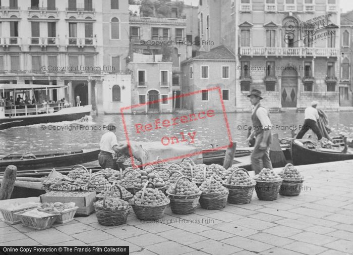 Photo of Venice, The Market 1938