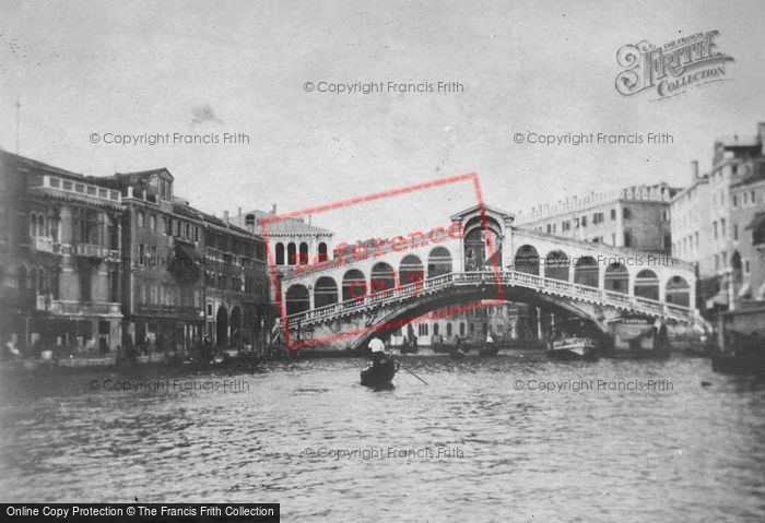Photo of Venice, The Rialto Bridge c.1935