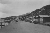 Beach Huts And The Esplanade 1923, Ventnor