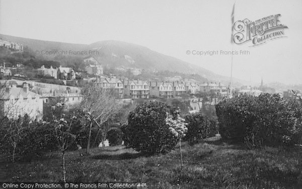 Photo of Ventnor, Boniface Downs From The Park 1896