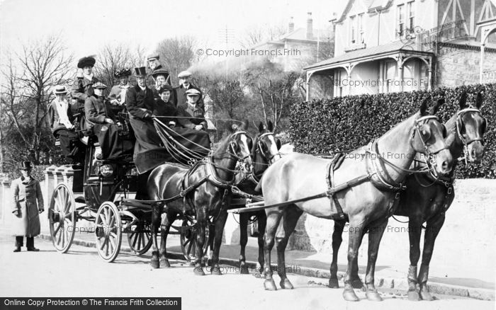 Photo of Ventnor, Coach And Four 1908